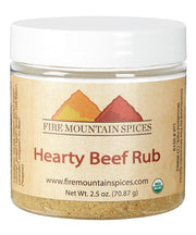 Organic Hearty Beef Rub